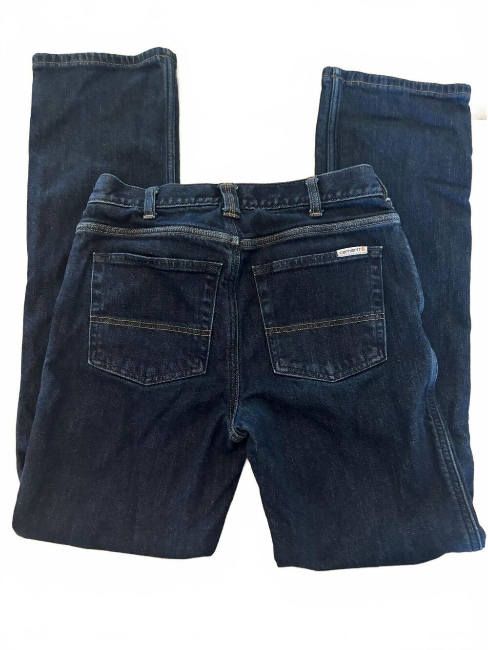 Carhartt Original Fit Straight Leg Dark Wash Jeans Size 4 Regular